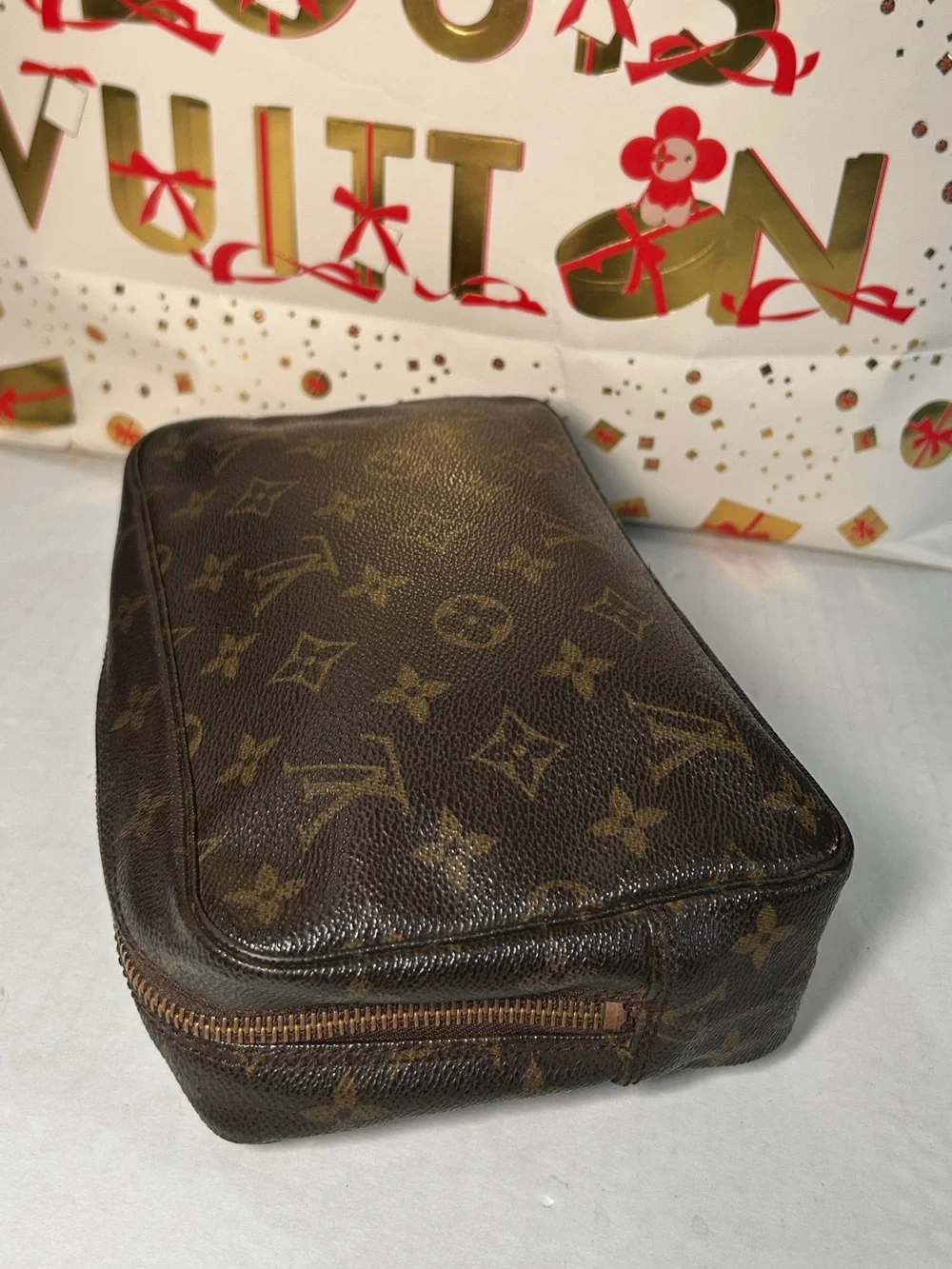 Auth Louis Vuttion Monogram Vanity pouch